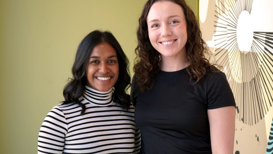 Shayna Henry and Brooke Hoffman pose together for a photo